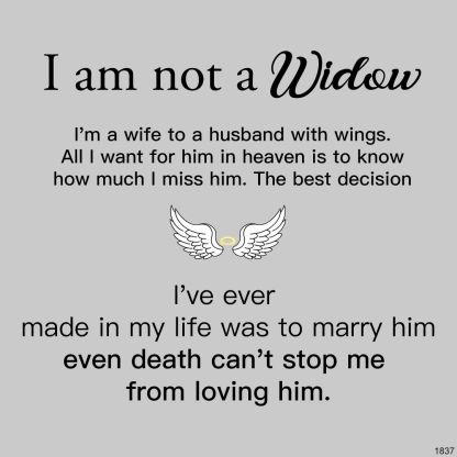 For Memorial - Even Death Can't Stop Me From Loving Him Diamond Wings Name Custom Ring