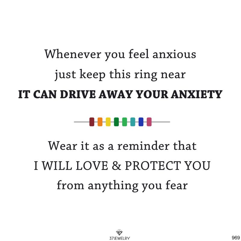 For Daughter - S925 Dispel Your Anxiety Open Ring