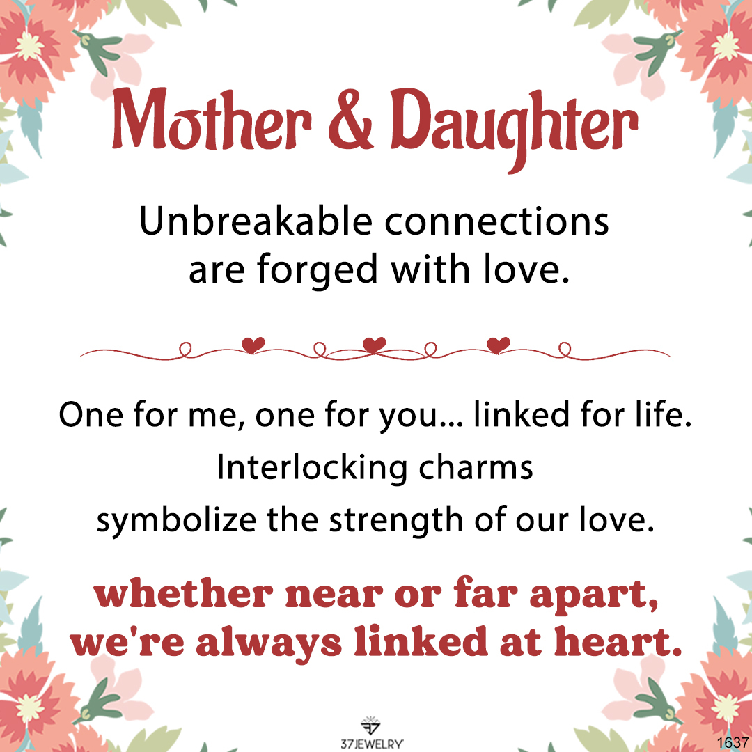 S925 Whether Near or Far Apart We're Always Linked at Heart Circle Necklace