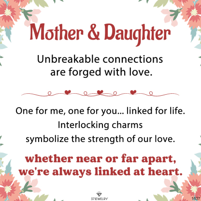 S925 Whether Near or Far Apart We're Always Linked at Heart Circle Necklace