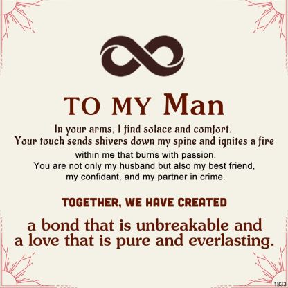 For Husband - You Are Not Only My Husband Infinity Leather Bracelet