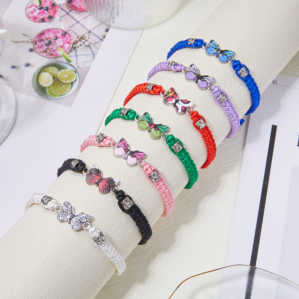 For Memorial - They Fly With Us Every Day Butterfly Bracelet