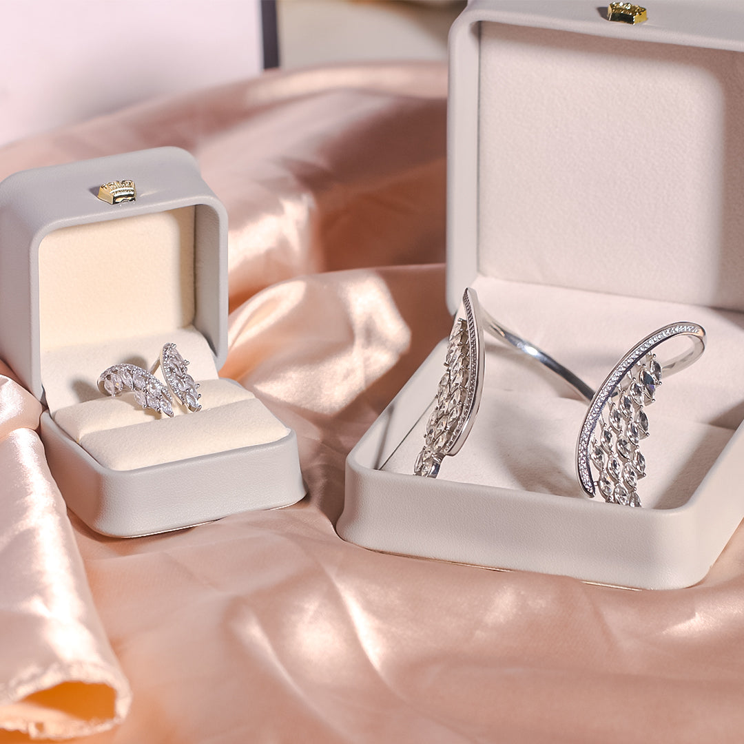 S925 Angel Wings Diamond Jewelry