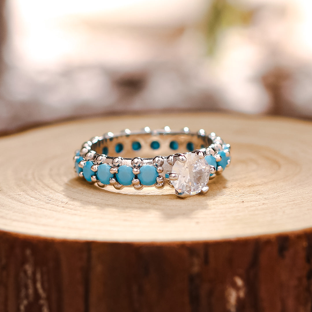 Vintage Turquoise Big Ring