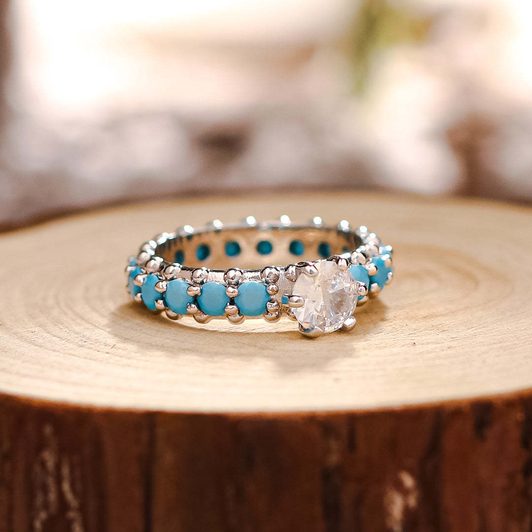 Vintage Turquoise Big Ring