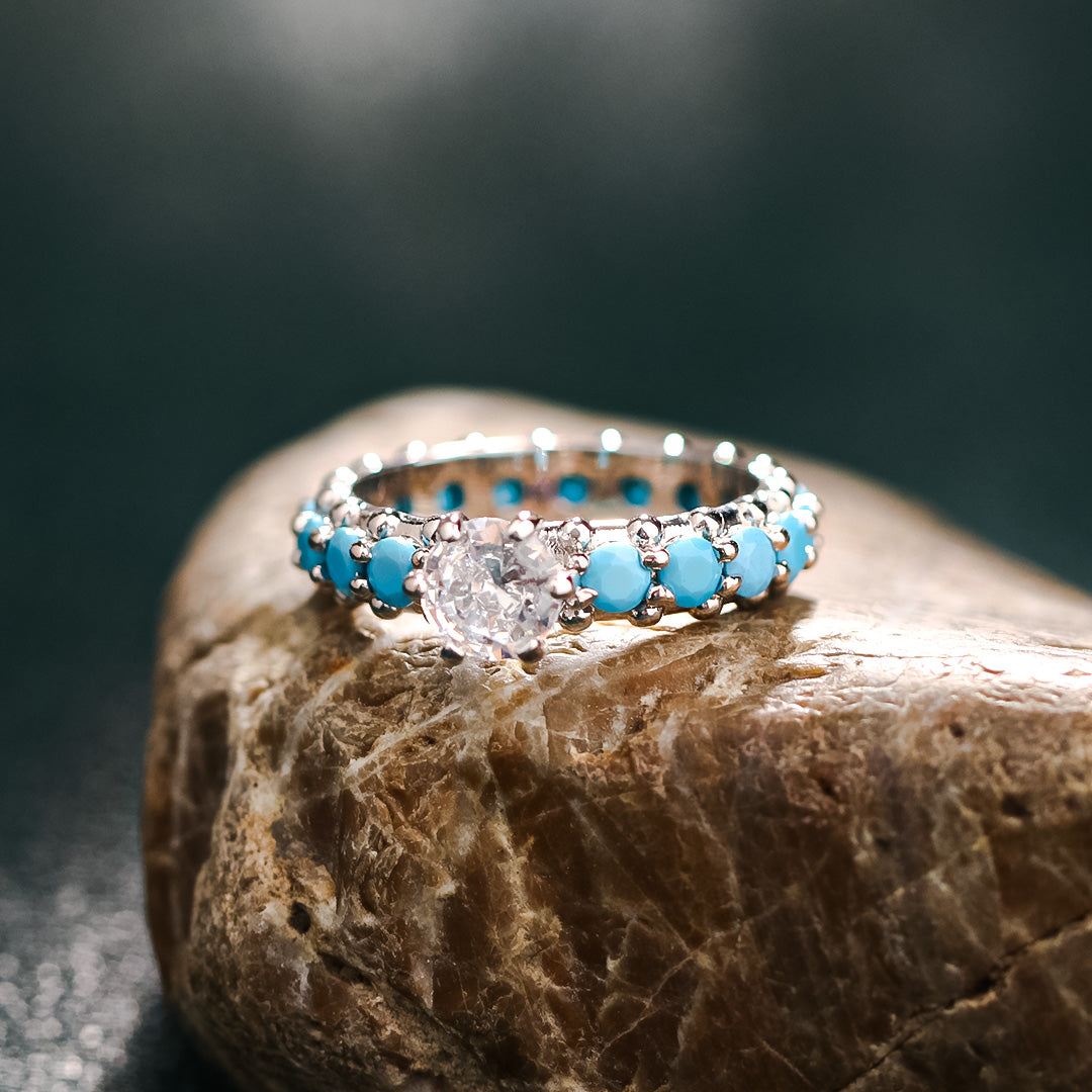Vintage Turquoise Big Ring