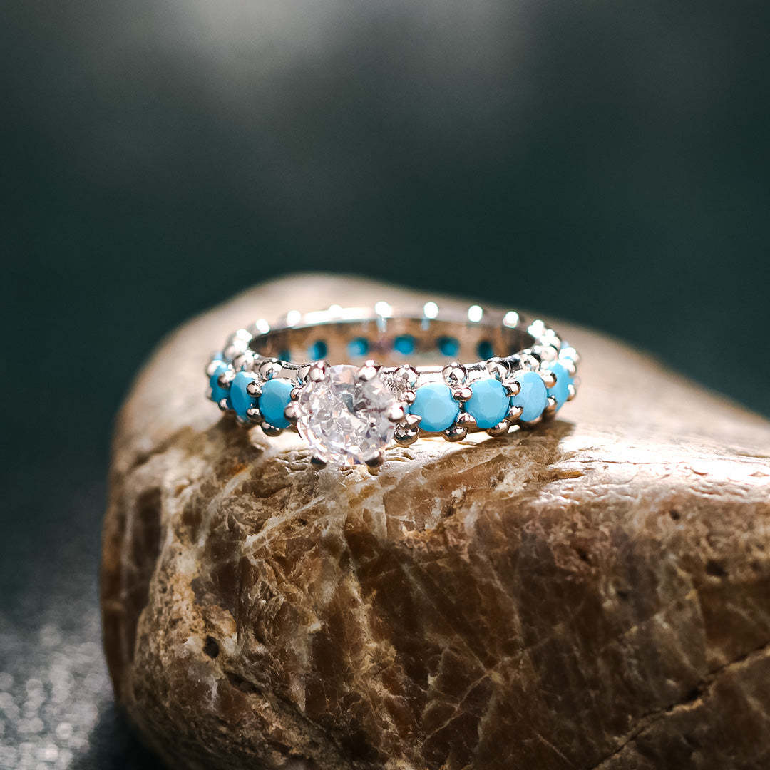 Vintage Turquoise Big Ring