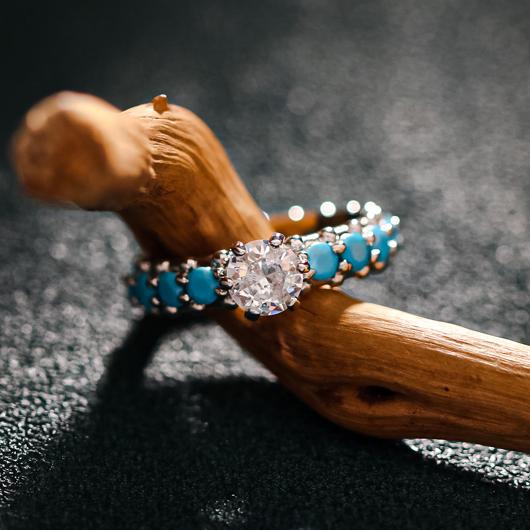 Vintage Turquoise Big Ring