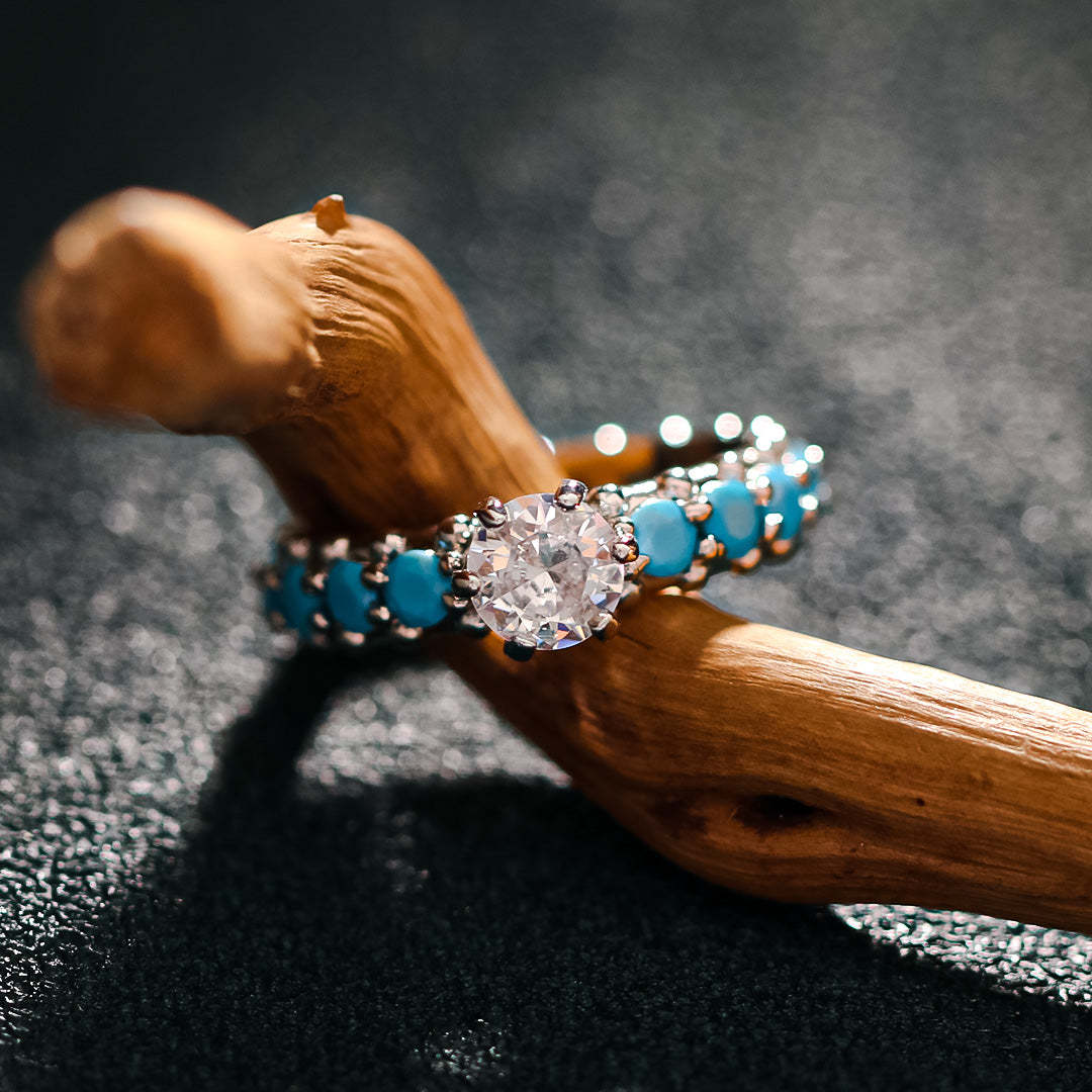 Vintage Turquoise Big Ring