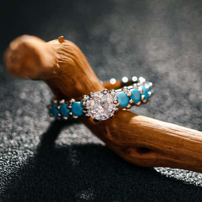 Vintage Turquoise Big Ring