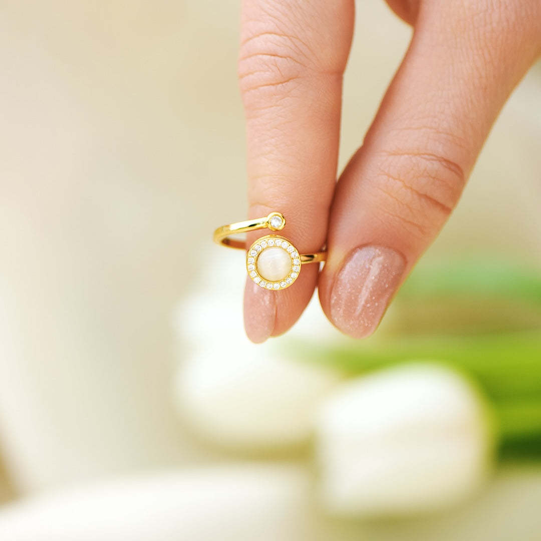 TO MY DAUGHTER MOON FIDGET RING