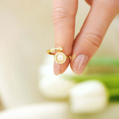 TO MY DAUGHTER MOON FIDGET RING