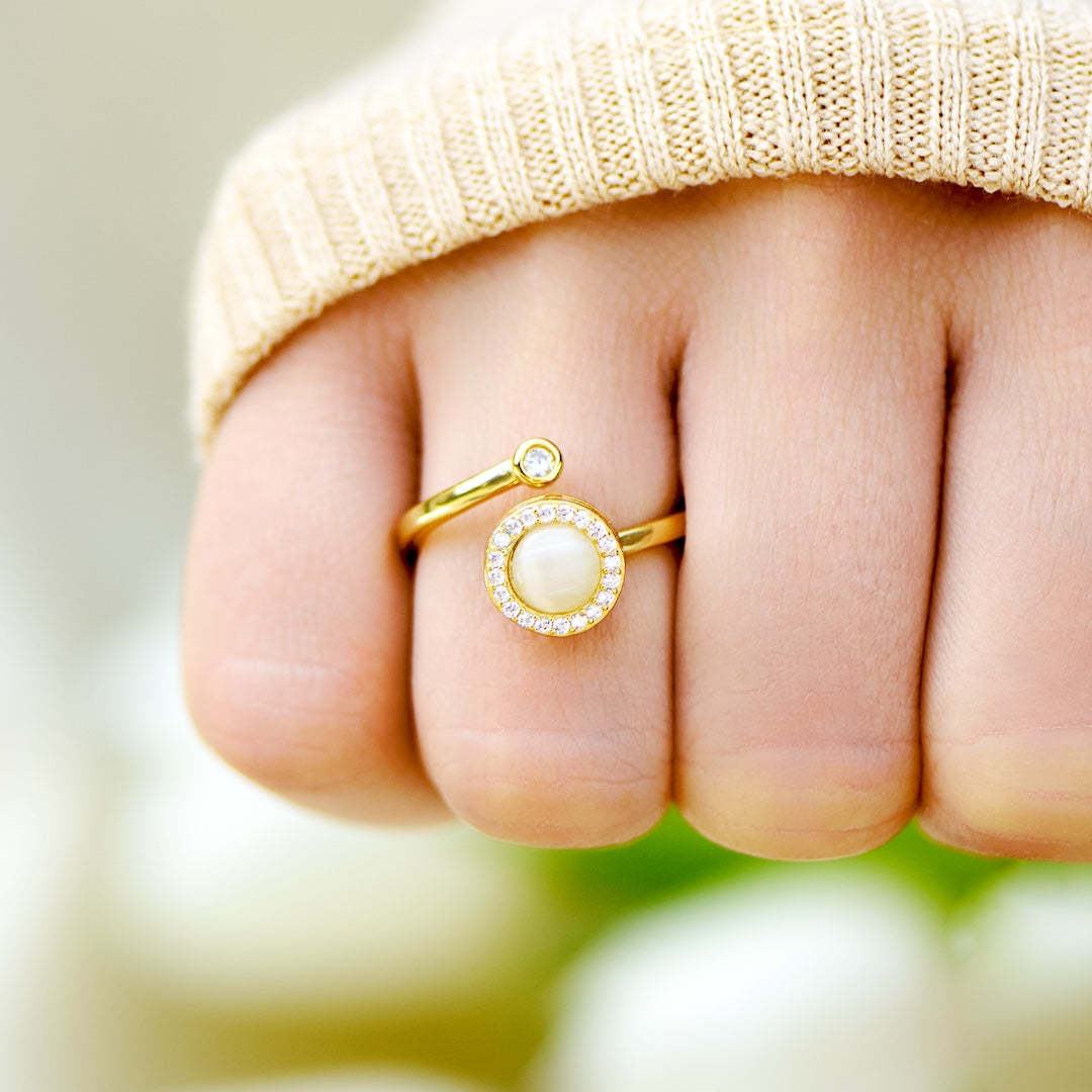 TO MY DAUGHTER MOON FIDGET RING