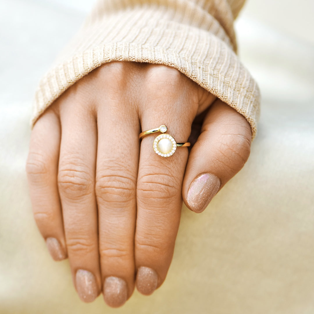 TO MY DAUGHTER MOON FIDGET RING