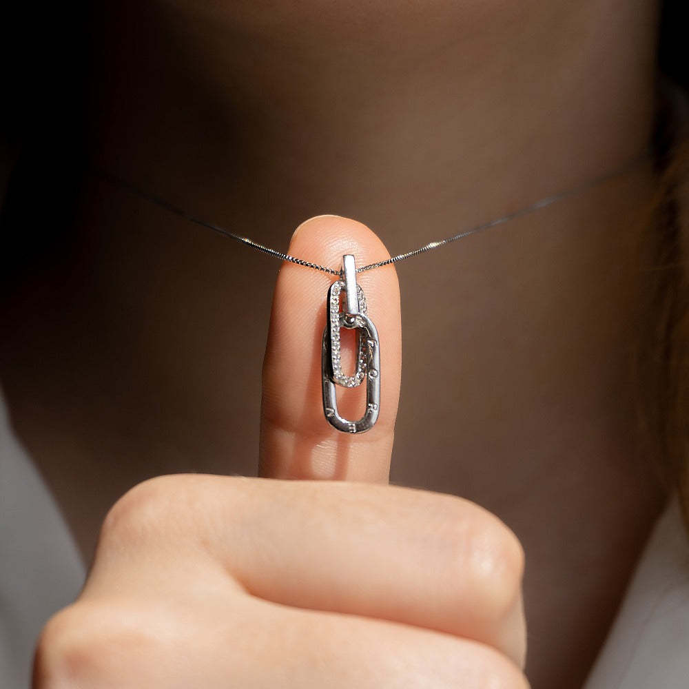 【⚡️Mother's Day Sale - Up to 50% OFF】For Unbiological Daughter - S925 Linked Together Necklace