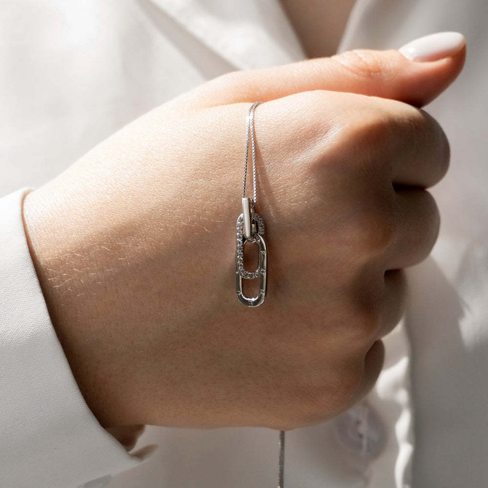 【⚡️Mother's Day Sale - Up to 50% OFF】For Unbiological Daughter - S925 Linked Together Necklace