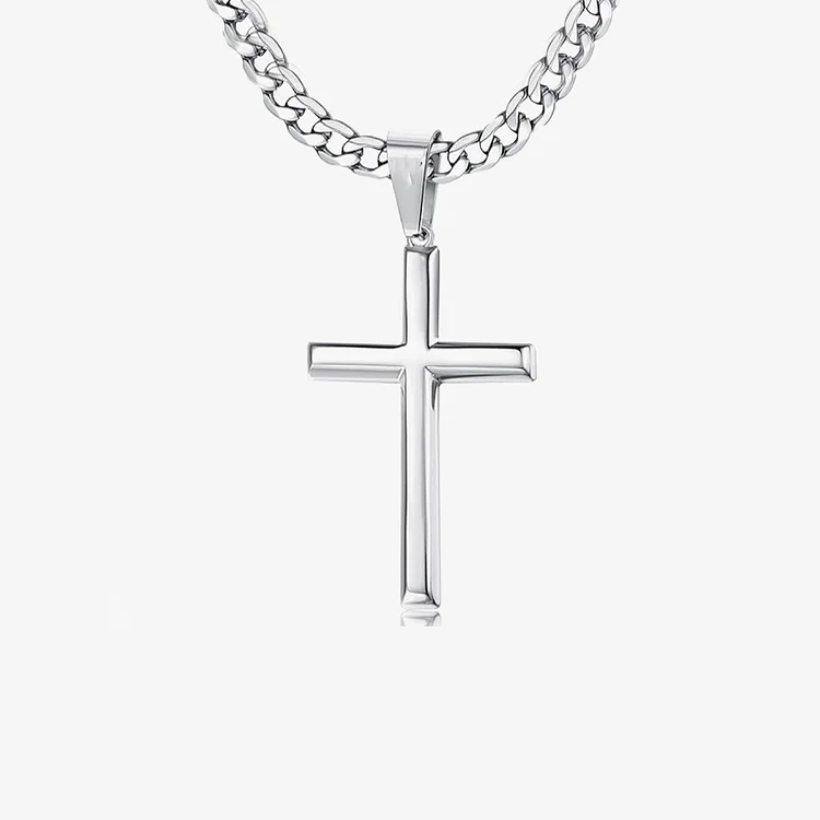 For Son - Love From Dad Cross Necklace