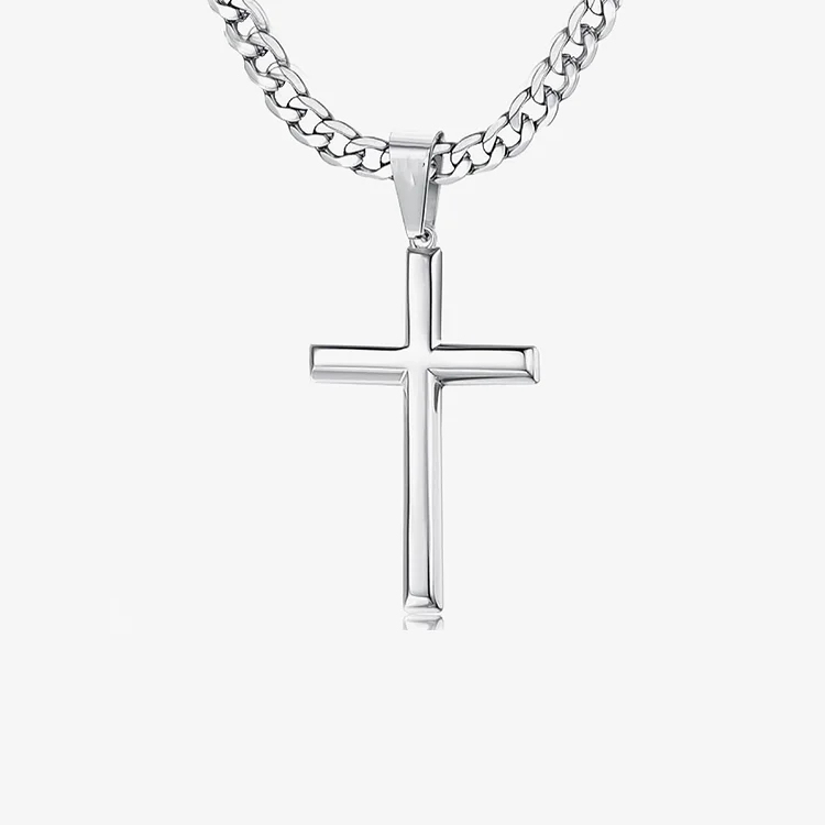 For Son - Love From Dad Cross Necklace