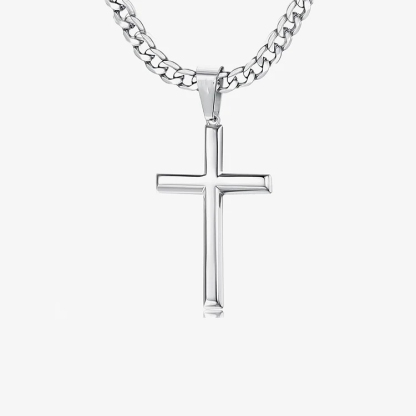 For Son - Love From Dad Cross Necklace