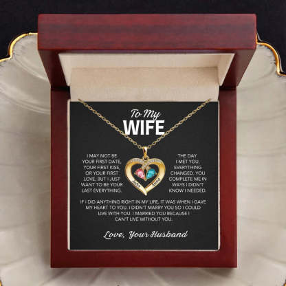 Forever Yours – Birthstone Heart Necklace