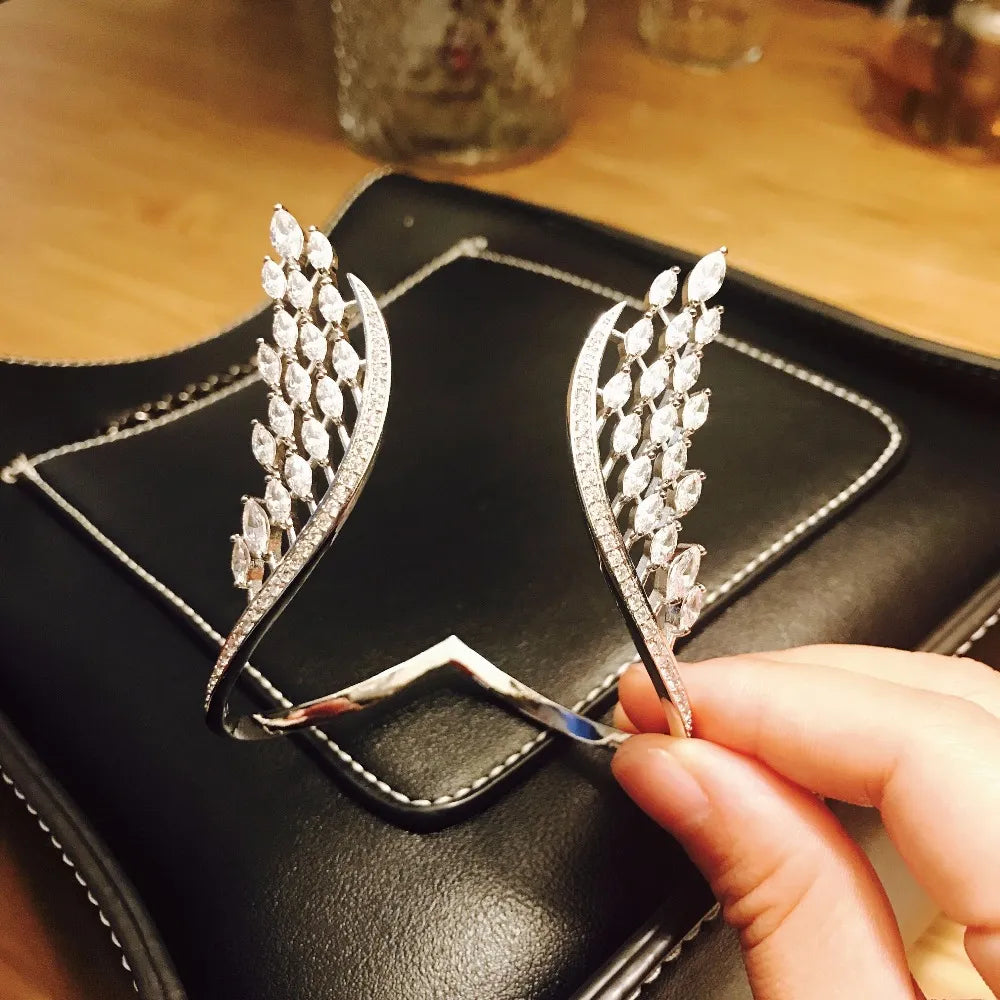 S925 Angel Wings Diamond Jewelry