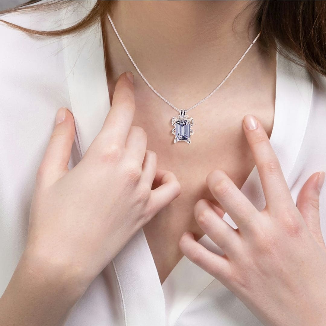 Personalized Birthstone Necklace - S925 Sterling Silver