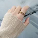 For Daughter - S925 Dispel Your Anxiety Open Ring