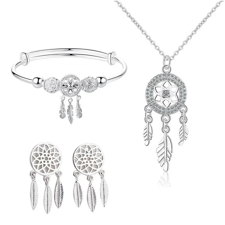 The Dreamcatcher Bundle - Bracelet, Earrings & Necklace