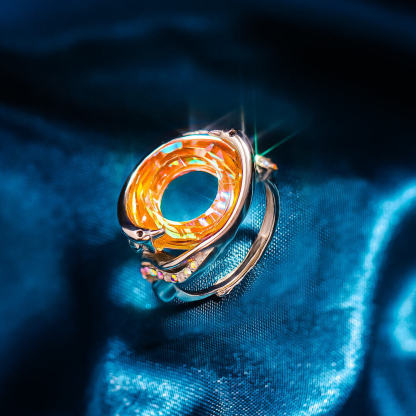 For Self - S925 The Fire inside Me Burns Brighter Phoenix Adjustable Ring