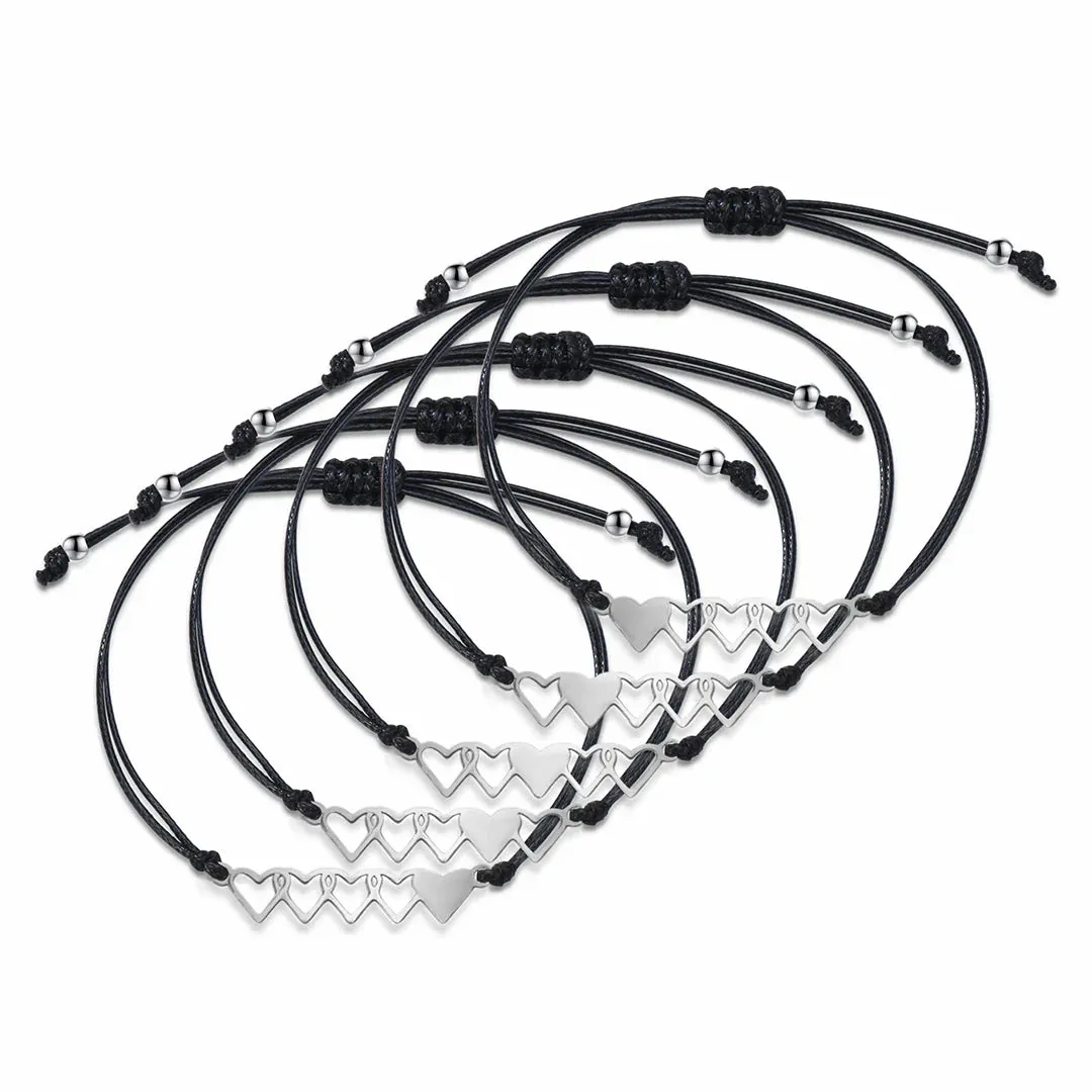 For Friend - Thank You For Being A Part Of My Badass Girl Gang String Bracelet