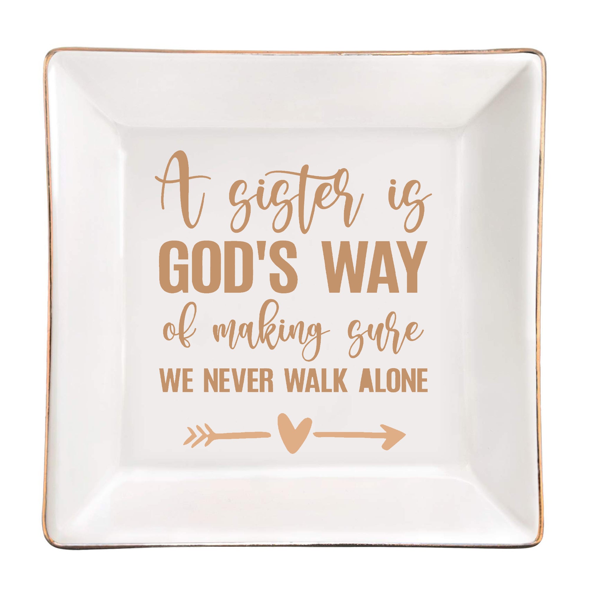 Sister Jewelry Trinket Dish