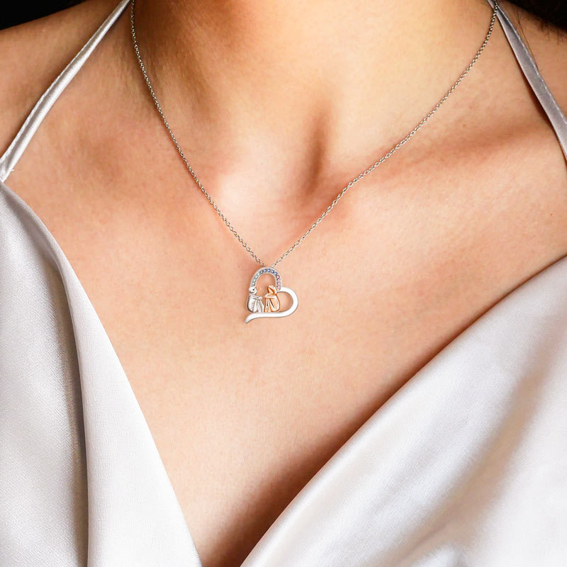 For Sister - S925 There's no greater Gift than Sisters Sister Love Necklace