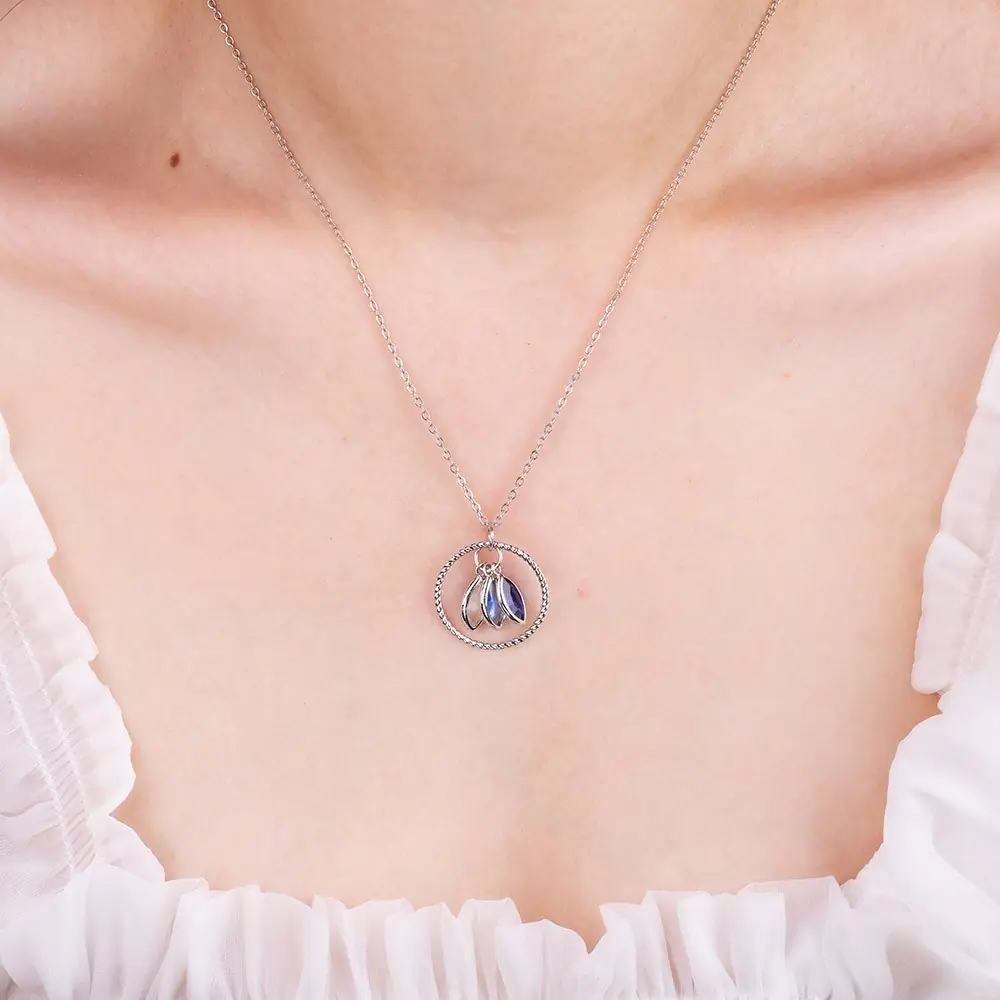 Custom Family Birthstone Necklace