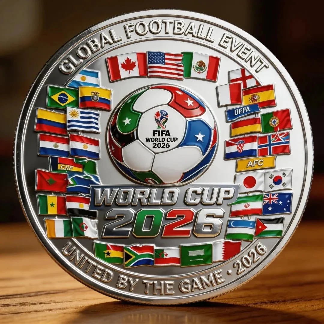 🏆 Flash Sale: 60% OFF ⚽ World Cup 2026 Commemorative Coin