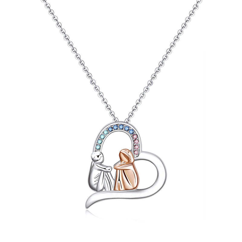 For Sister - S925 There's no greater Gift than Sisters Sister Love Necklace