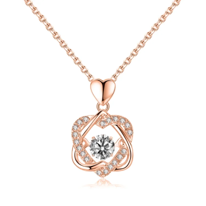 For Daughter-in-law - S925 You are Also My Daughter-in-heart Love Knot Necklace