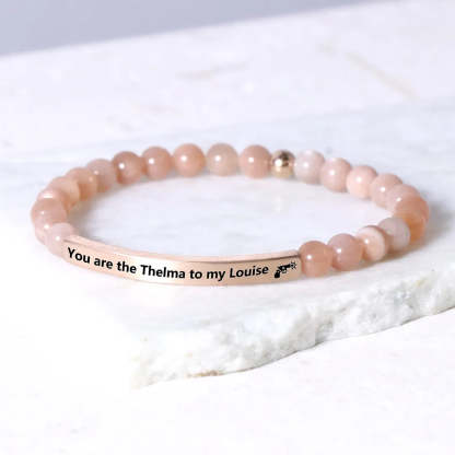 FOR FRIEND - RIDE OR DIE BEAD LETTERING BRACELET