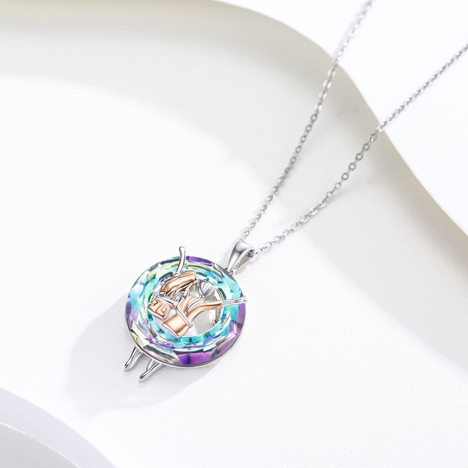 For Friend - S925 Not Sisters by Blood but Sisters by Heart Crystal Good Friend Necklace