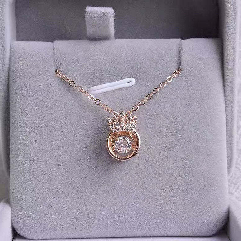 For Friend - Badass Squad Birthstone Crown Necklace