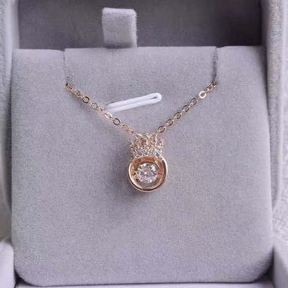 For Friend - Badass Squad Birthstone Crown Necklace