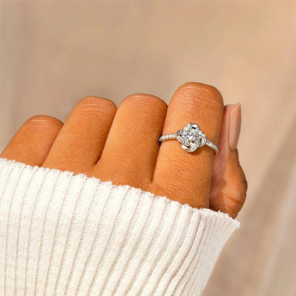 For My Unbiological Sister - S925 I Love You Knot Ring