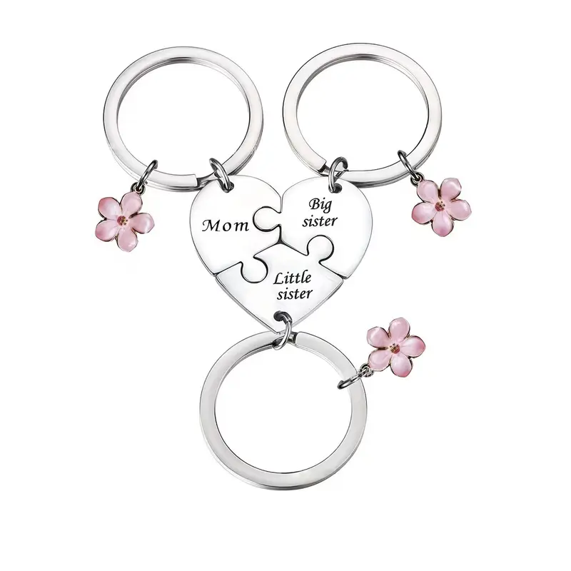 Mother Daughter Keychain Set