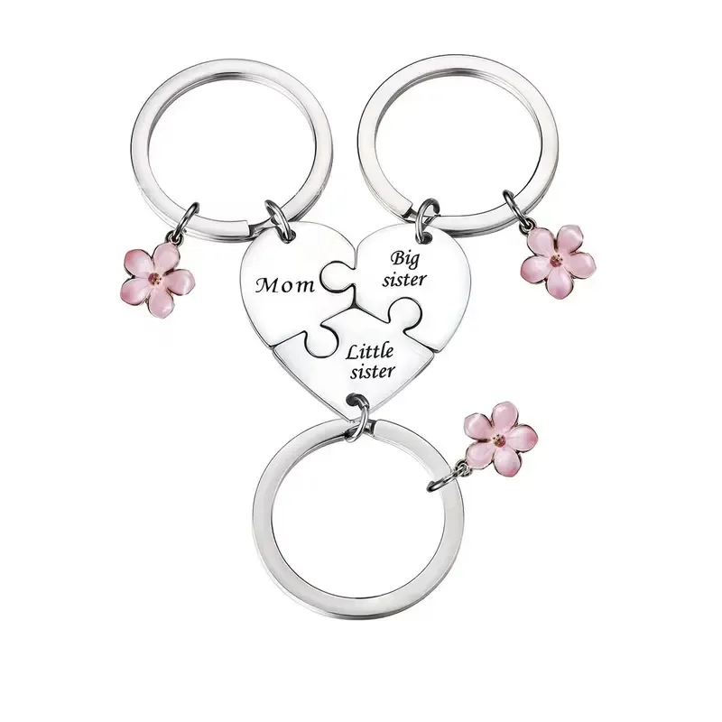 Mother Daughter Keychain Set