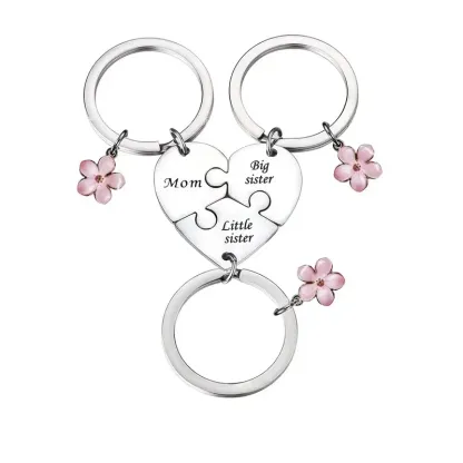 Mother Daughter Keychain Set