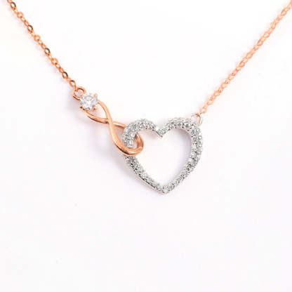 For Daughter - S925 You Will be One of The Most Beautiful Chapters of My Life Infinity Heart Necklace