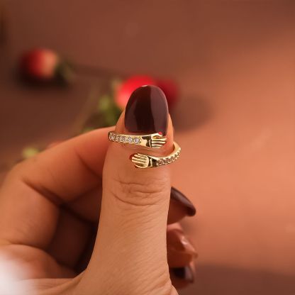 For Granddaughter - Filled It with My Love and Light Hug Ring