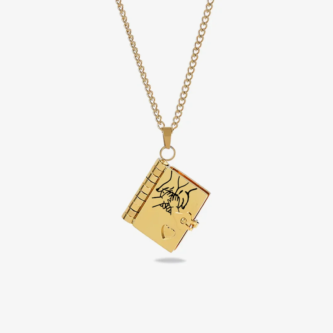 For Daughter - My Sunshine Book Necklace
