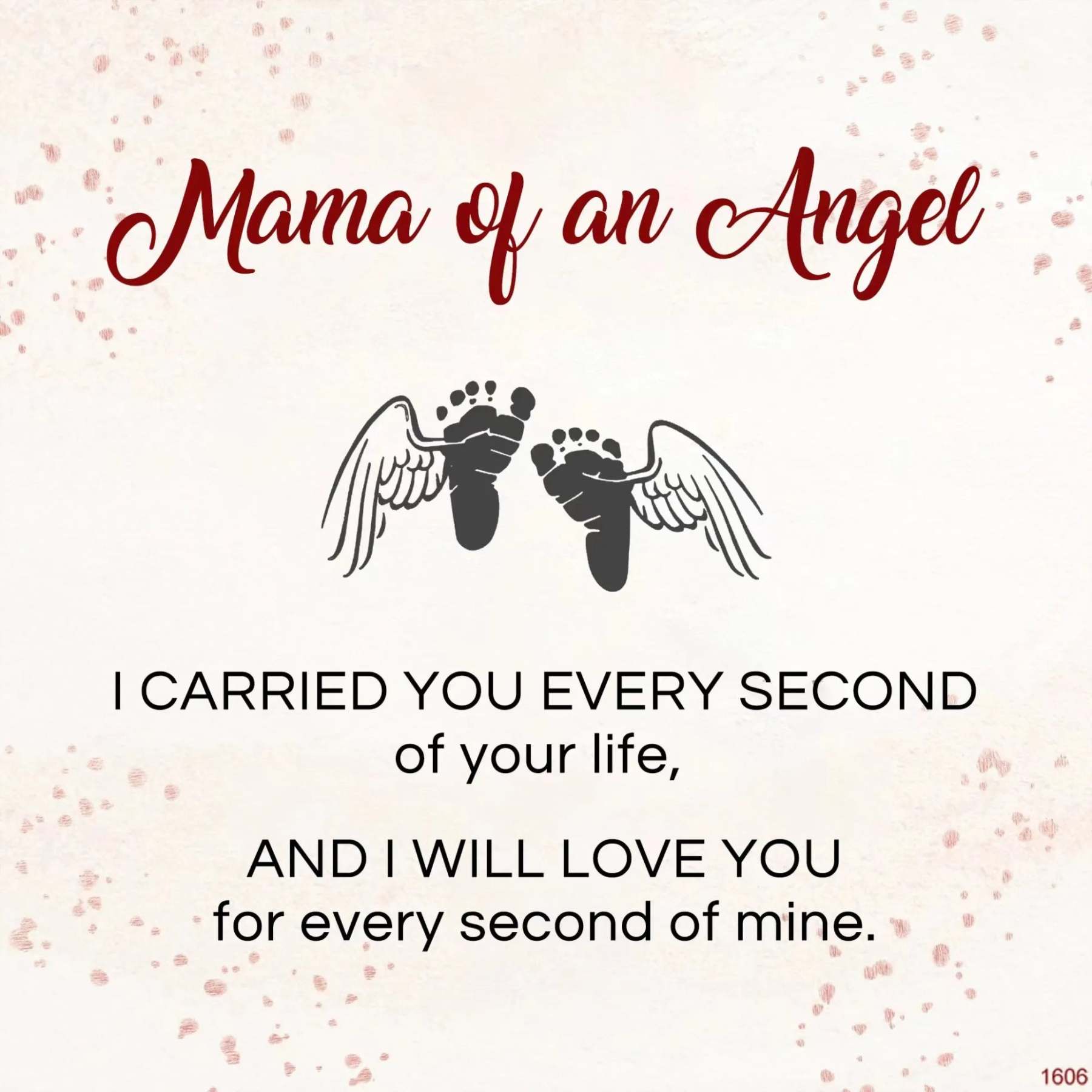 FOR MEMORIAL - MAMA OF AN ANGEL WING BRACELET