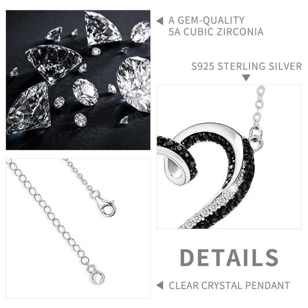 For Memorial - To My Father in Heaven Heart Wings Necklace