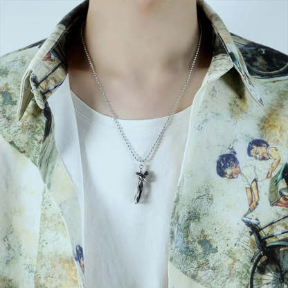 For Love - S925 The Things We Will Matter is I Had You & You Had Me Hug Couple Necklace